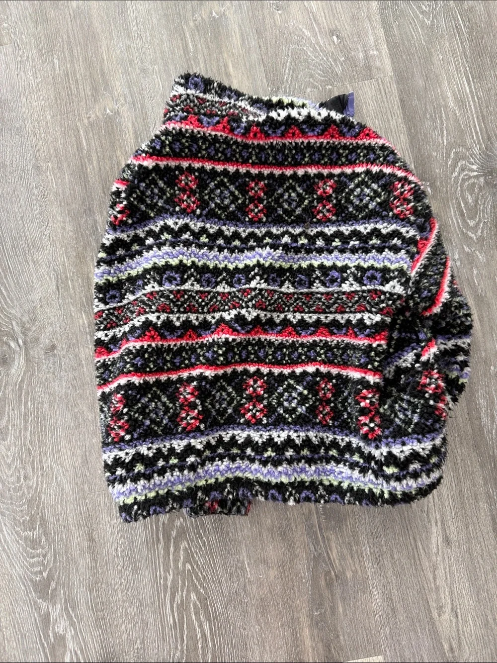 DSG Multicolor Knit Jacket with Black Lining